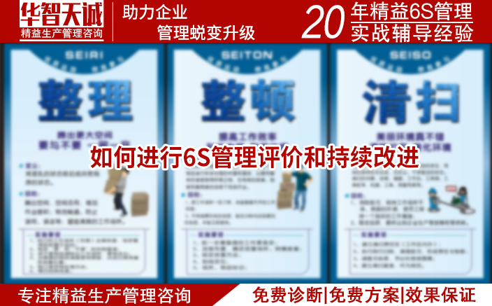 如何進行6S管理評價和持續(xù)改進