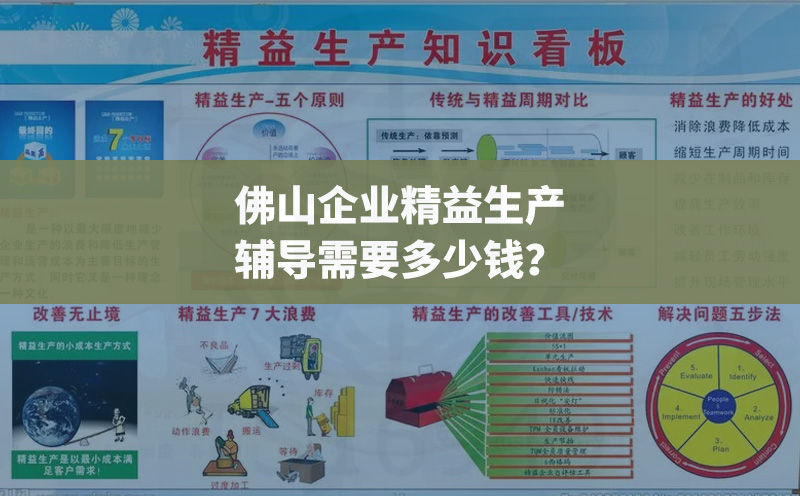 佛山企業(yè)精益生產(chǎn)輔導(dǎo)需要多少錢？